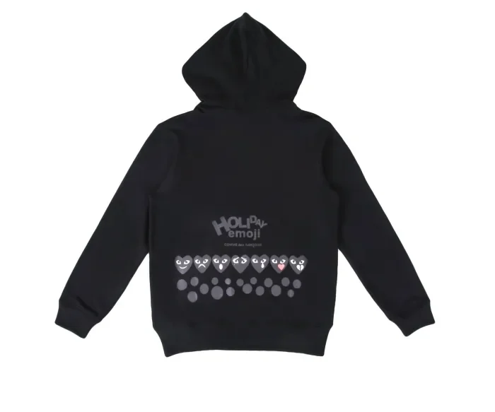 Cdg Play Multi-Expression Heart Print Hoodie 2 Colors