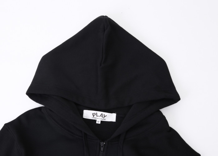 Cdg Play Five heart windbreak hoodie 3 colors