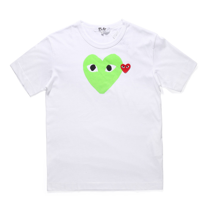 Cdg Play Colorful Love Print Tee 4 Colors