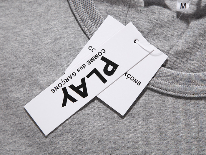 Cdg Play Half Heart Casual  T-shirt 3colors