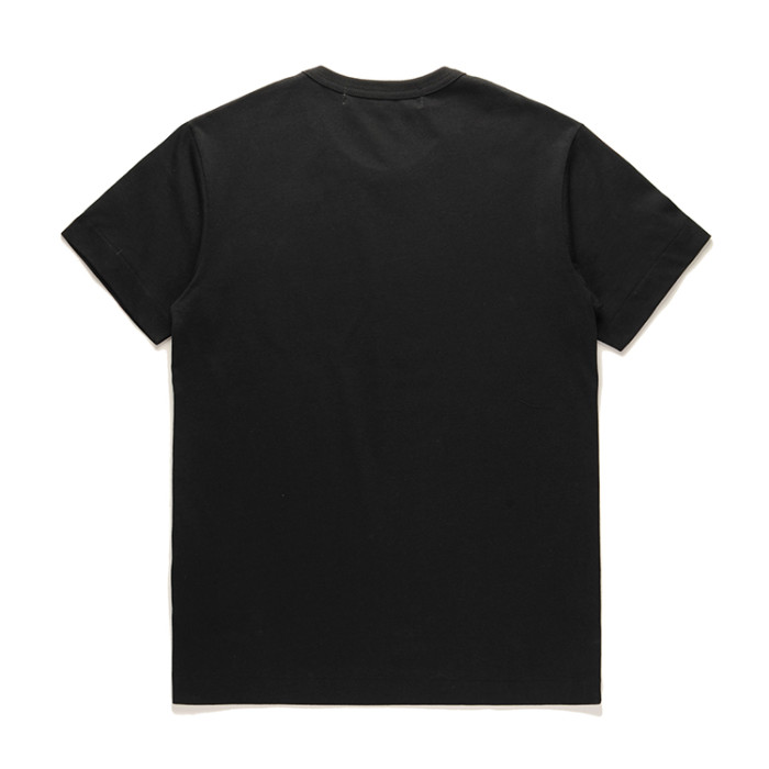 Cdg Play Chest Classic Letter Logo tee 2 Colors