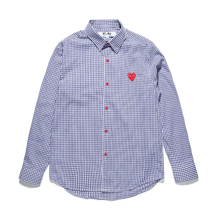 Cdg Play chequered shirt 3 colors