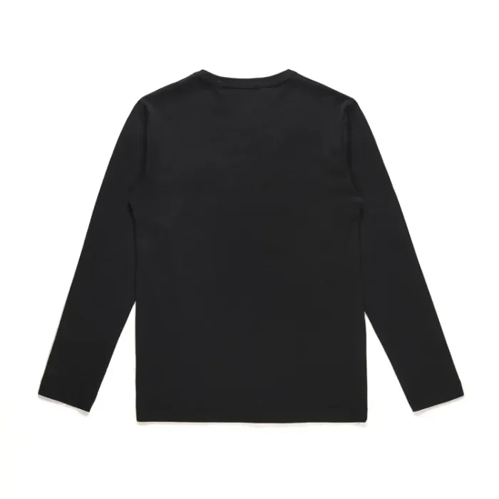 Cdg Play Overlapping Love Basic Color Print T-shirt 3 Colors