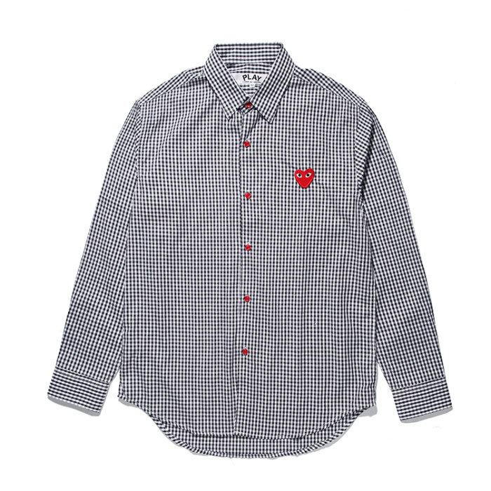 Cdg Play chequered shirt 3 colors