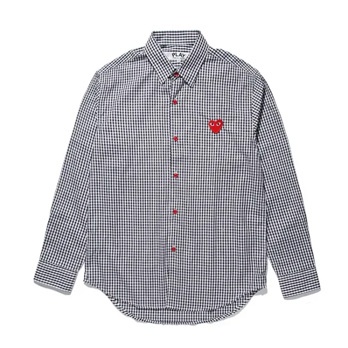 Cdg Play chequered shirt 3 colors