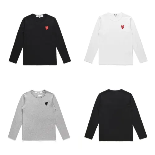 Overlapping Love Basic Color Print T-shirt 3 Colors