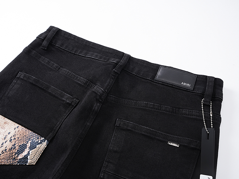 Amiri AM8002 Skinny Stretch Jeans detail photo 5