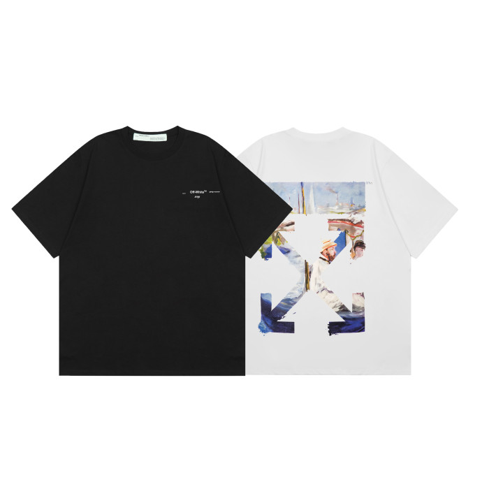 Off-White OF06 Square Diagonal Arrow tee