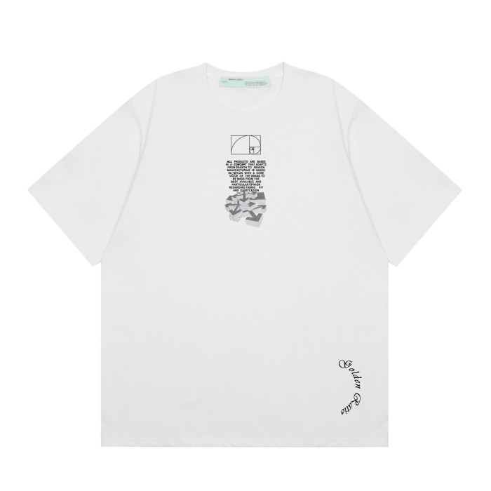 Off-White OF07 Square Diagonal Arrow tee