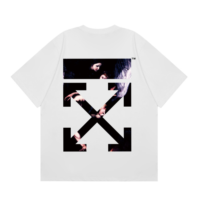Off-White OF05 Square Diagonal Arrow tee