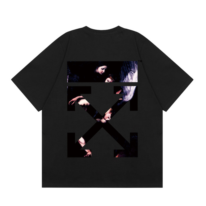 Off-White OF05 Square Diagonal Arrow tee