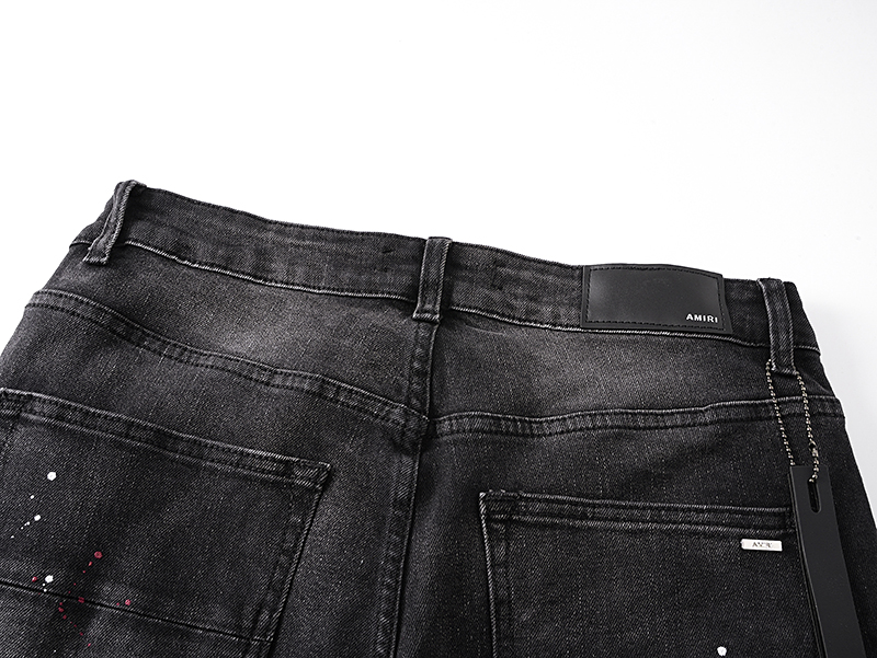Amiri AM5003 Skinny Stretch Jeans detail photo 5