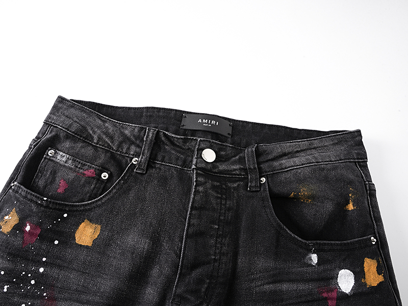 Amiri AM5003 Skinny Stretch Jeans detail photo 12