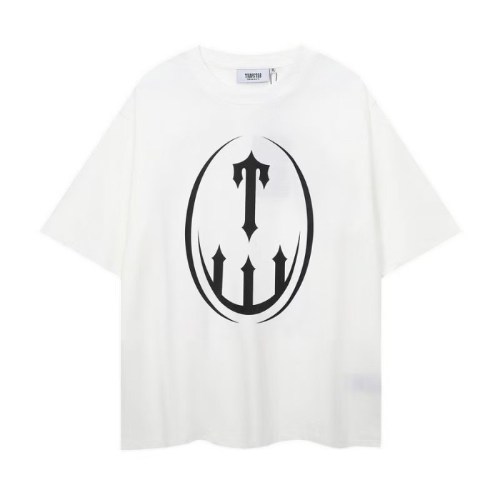 Trapstar Sale Now! Rainbow Cartoon Letter Embroidered Loose tee