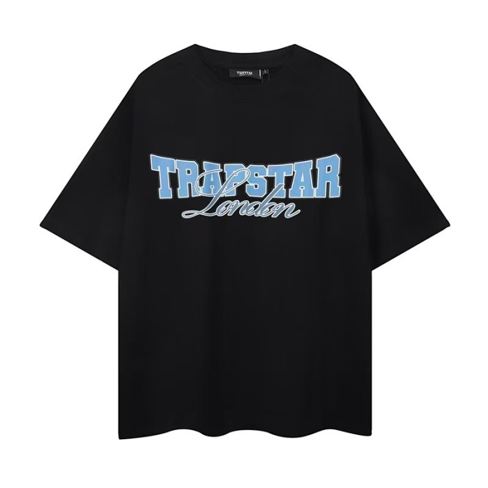 Trapstar Sale Now! Rainbow Cartoon Letter Embroidered Loose tee