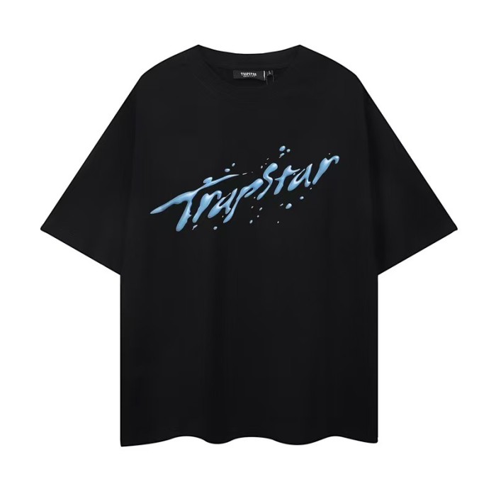 Trapstar Sale Now! Rainbow Cartoon Letter Embroidered Loose tee