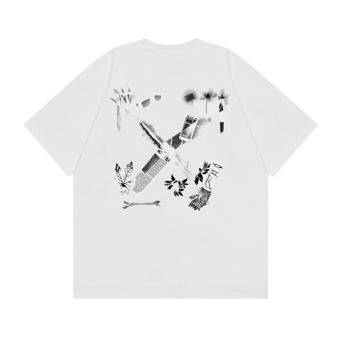 Off-White OF75 Square Diagonal Arrow tee