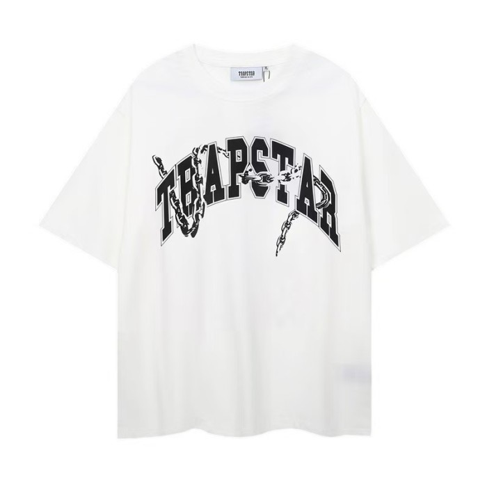 Trapstar Sale Now! Rainbow Cartoon Letter Embroidered Loose tee