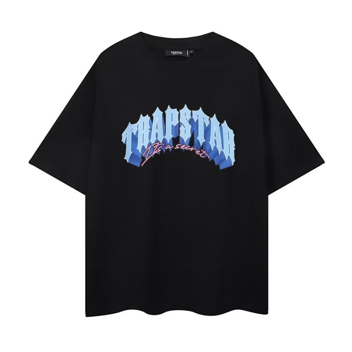 Trapstar Sale Now! Rainbow Cartoon Letter Embroidered Loose tee