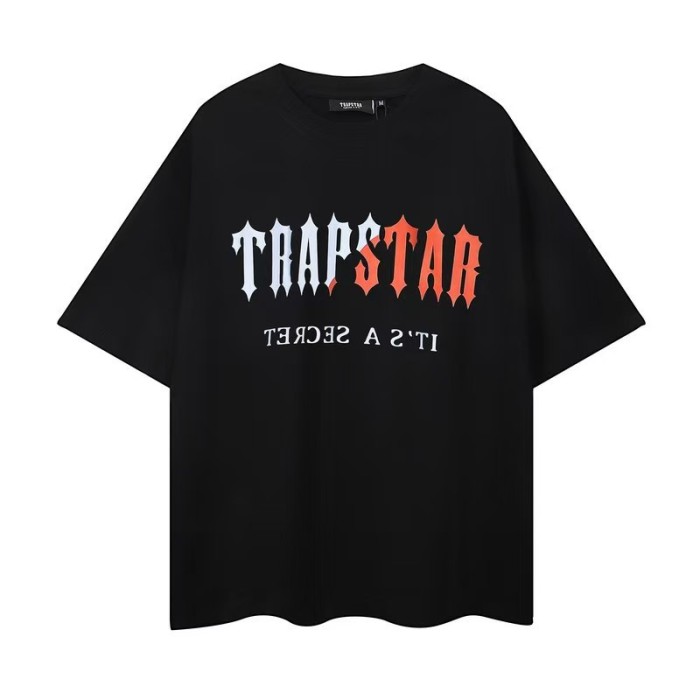 Trapstar Sale Now! Rainbow Cartoon Letter Embroidered Loose tee