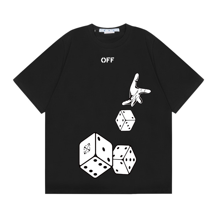 Off-White OF84 Palm and Dice print tee