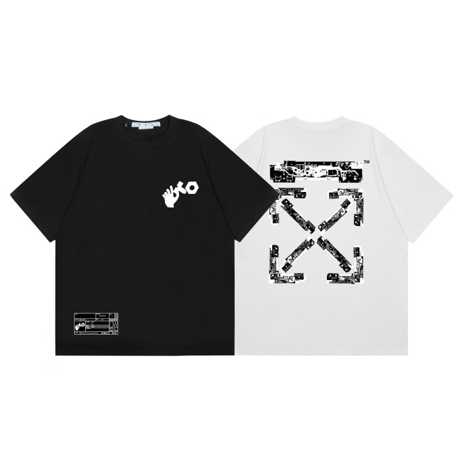 Off-White OF65 Square Diagonal Arrow tee