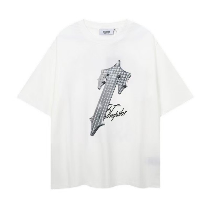 Trapstar Sale Now! Rainbow Cartoon Letter Embroidered Loose tee