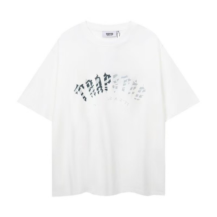 Trapstar Sale Now! Rainbow Cartoon Letter Embroidered Loose tee