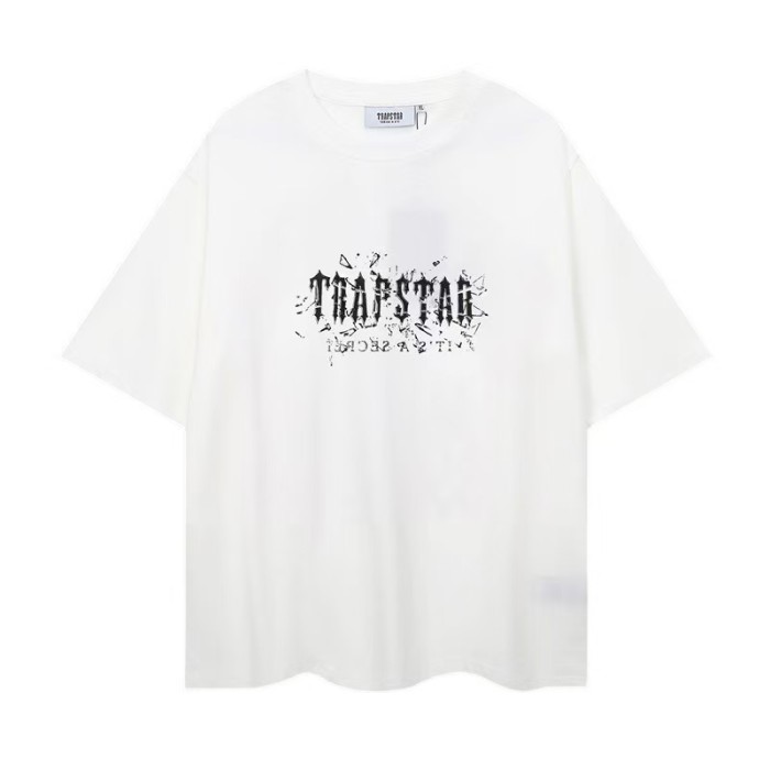 Trapstar Sale Now! Rainbow Cartoon Letter Embroidered Loose tee