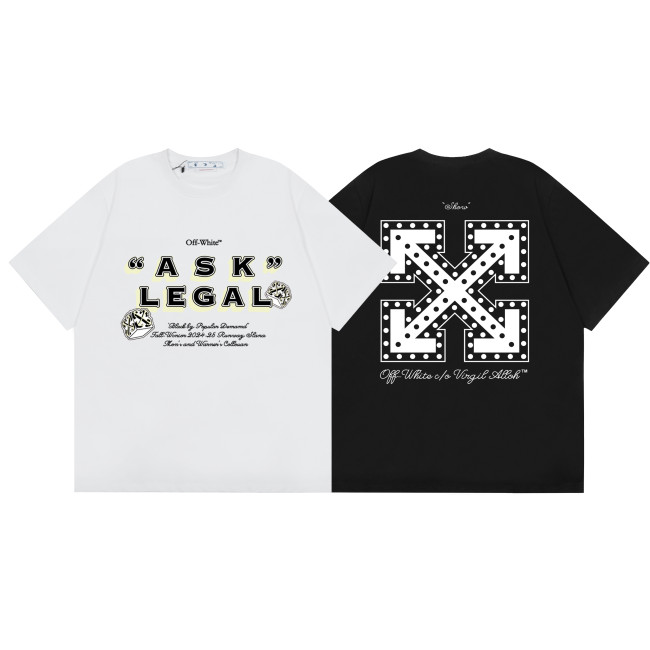 Off-White OF71 Square Diagonal Arrow tee
