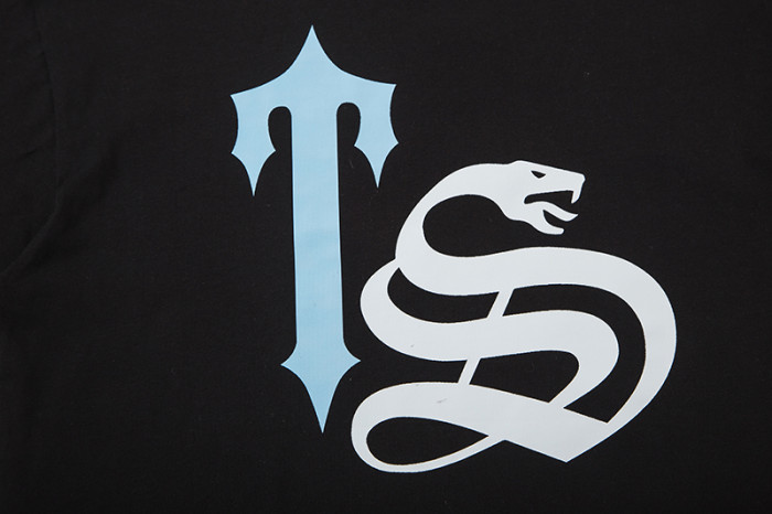 Trapstar Sale Now! Blue Sapphire Sword White S Letter Printed tee