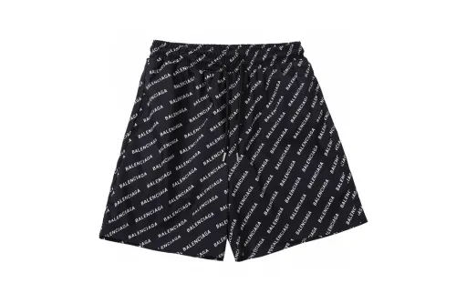 Light luxury black and white alphabet full printed shorts