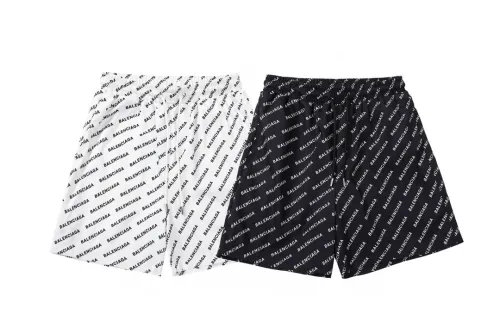 Light luxury black and white alphabet full printed shorts