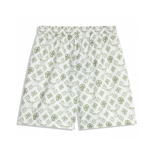 Contrast cross-petal printed shorts