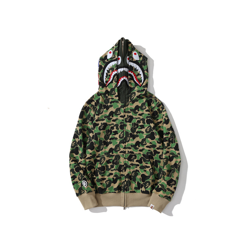A Bathing Ape Abc Camo Shark Hoodie detail photo 9