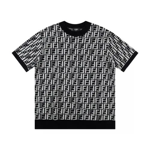 Deep and shallow F letters Embroidered tee