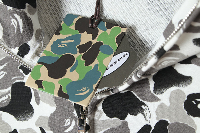 A Bathing Ape Shark Head Chinese Feng Shui Ink Camouflage Hoodie