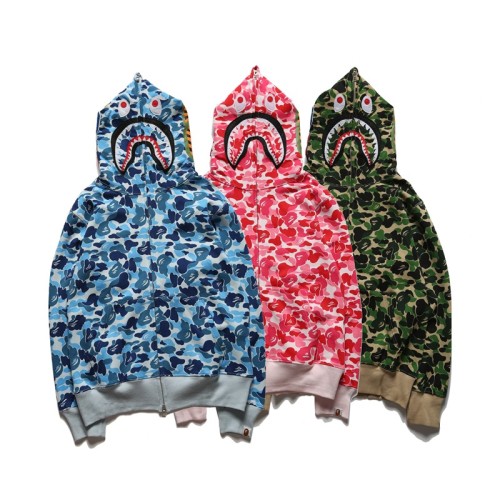 Meteorite camouflage alphabet embroidery hoodie