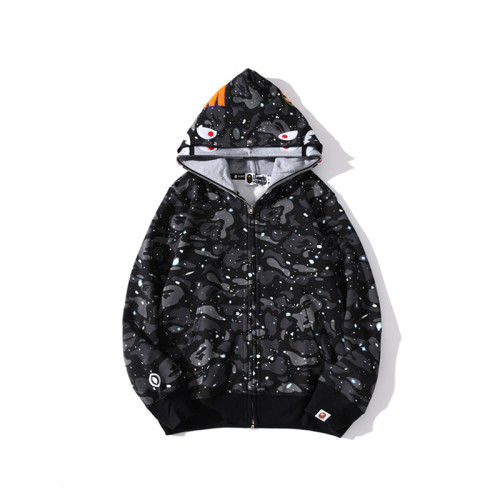 Night light starry sky Double-hat hoodie