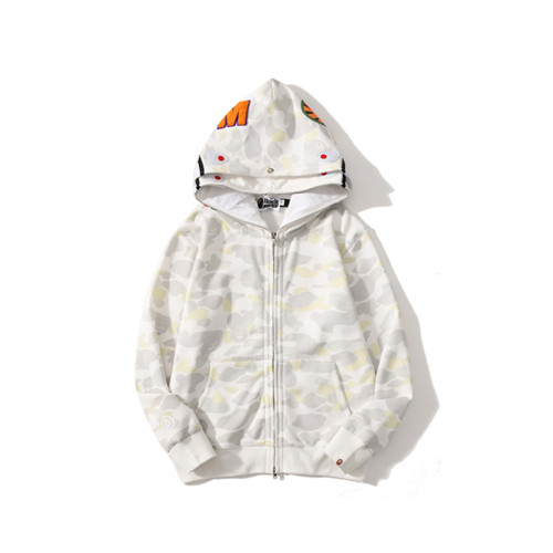Camouflage night glow dot Double-hat hoodie