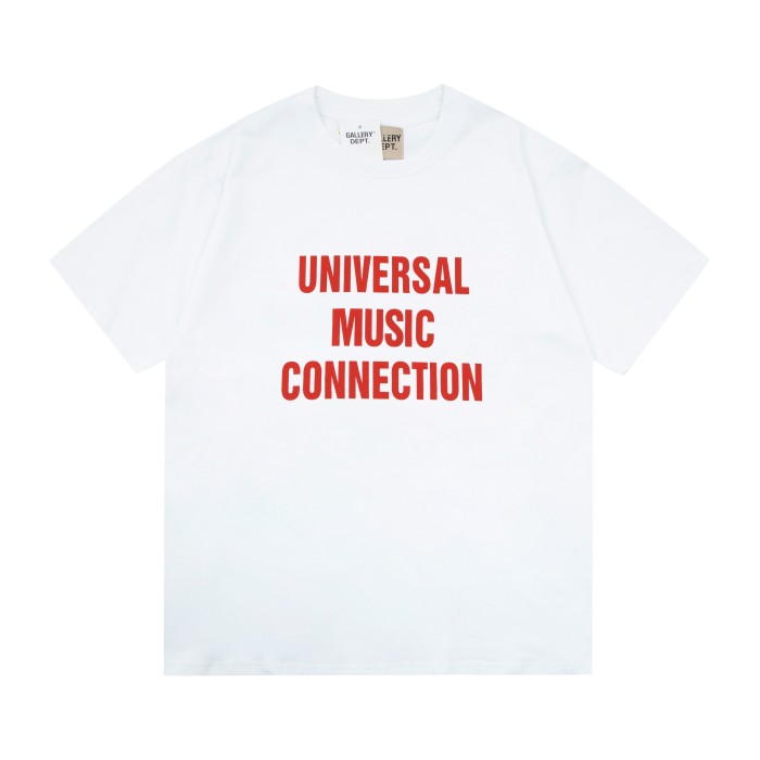 GaIIery dept Retro red text washed printed tee