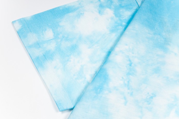 GaIIery dept Vintage blue cloud tie-dye washed printed tee