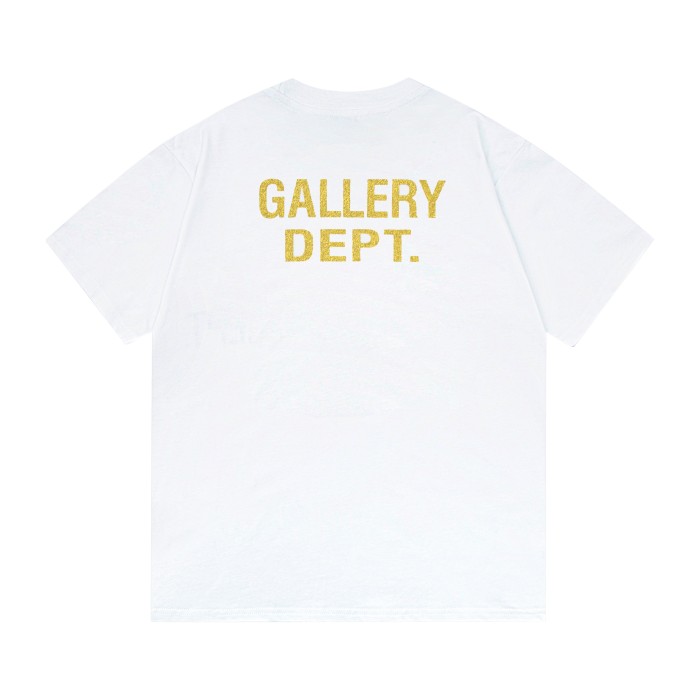 GaIIery dept Retro embossed logo washed printed tee