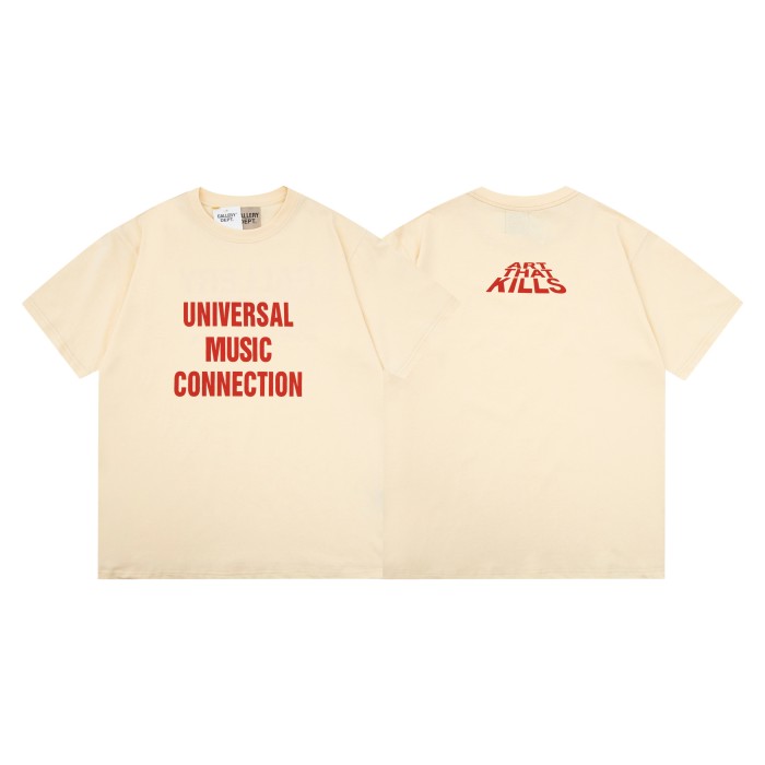 GaIIery dept Retro red text washed printed tee