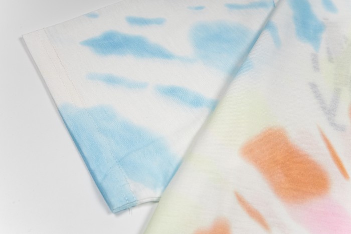 GaIIery dept Vintage color radiation tie-dye washed printed tee
