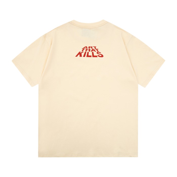 GaIIery dept Retro red text washed printed tee
