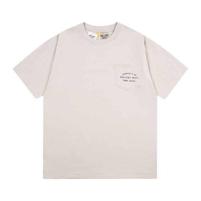GaIIery dept Retro American letter logo washed printed tee