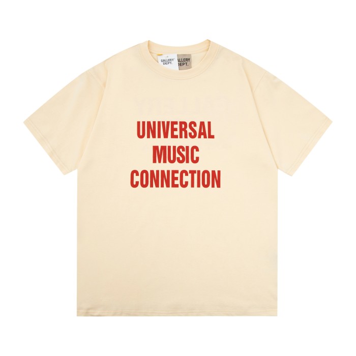 GaIIery dept Retro red text washed printed tee