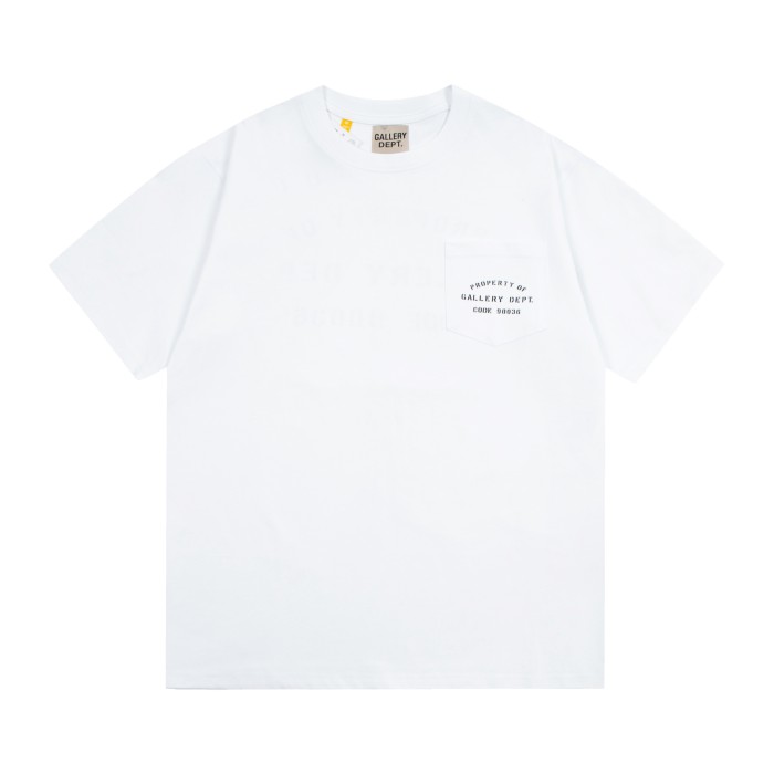 GaIIery dept Retro American letter logo washed printed tee