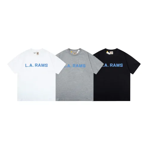 Stamped Logo Blue Slogan Tee 3 colors